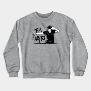 Tom waits art Crewneck Sweatshirt